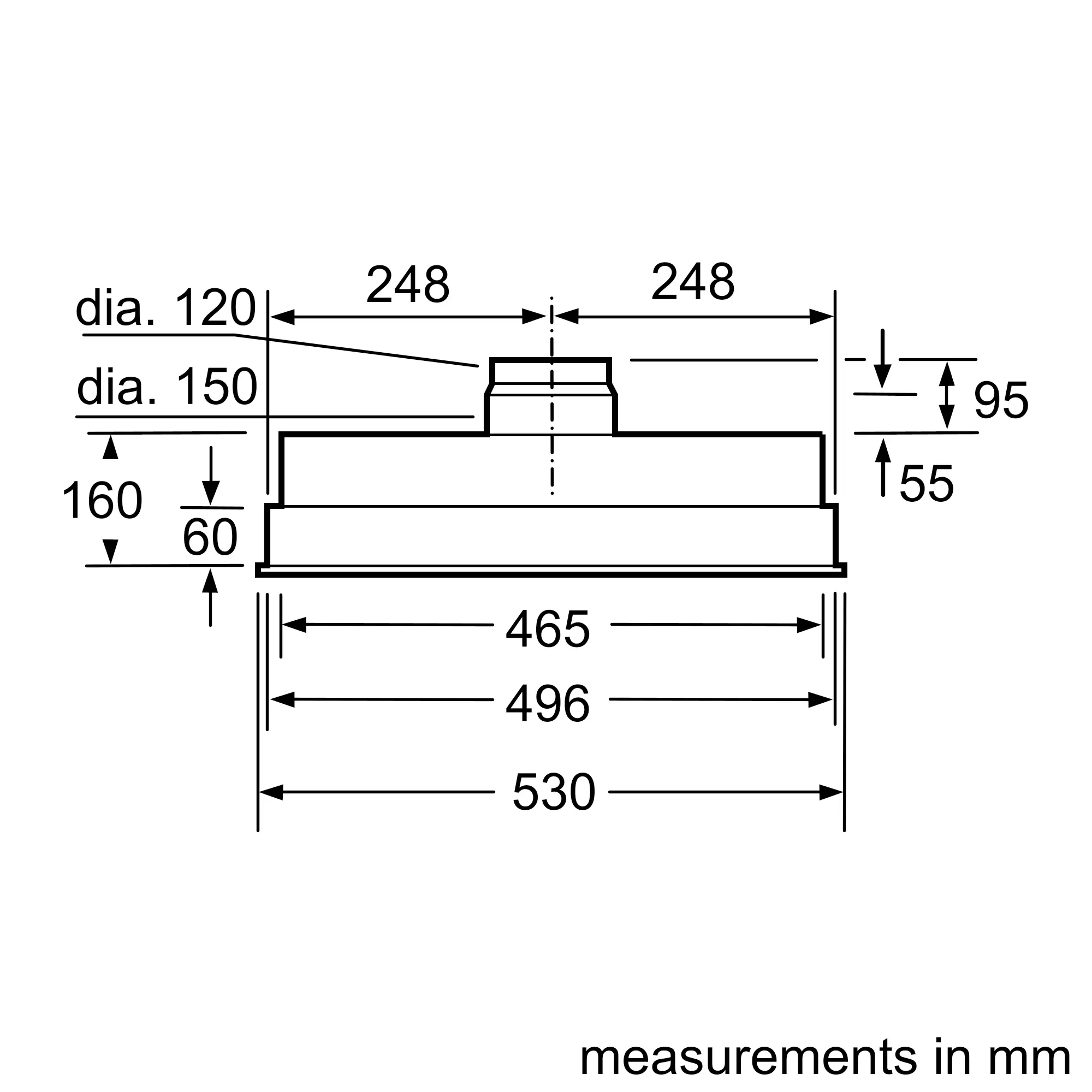 LB54564GB canopy cooker hood | SIEMENS GB
