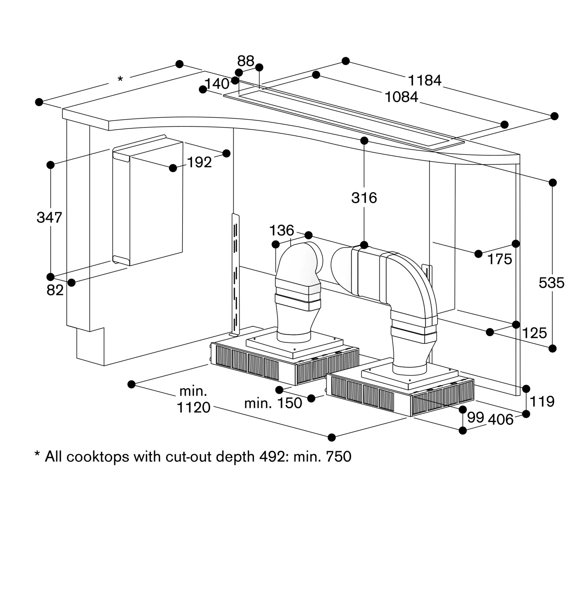 AL400191 downdraft hood | GAGGENAU IN