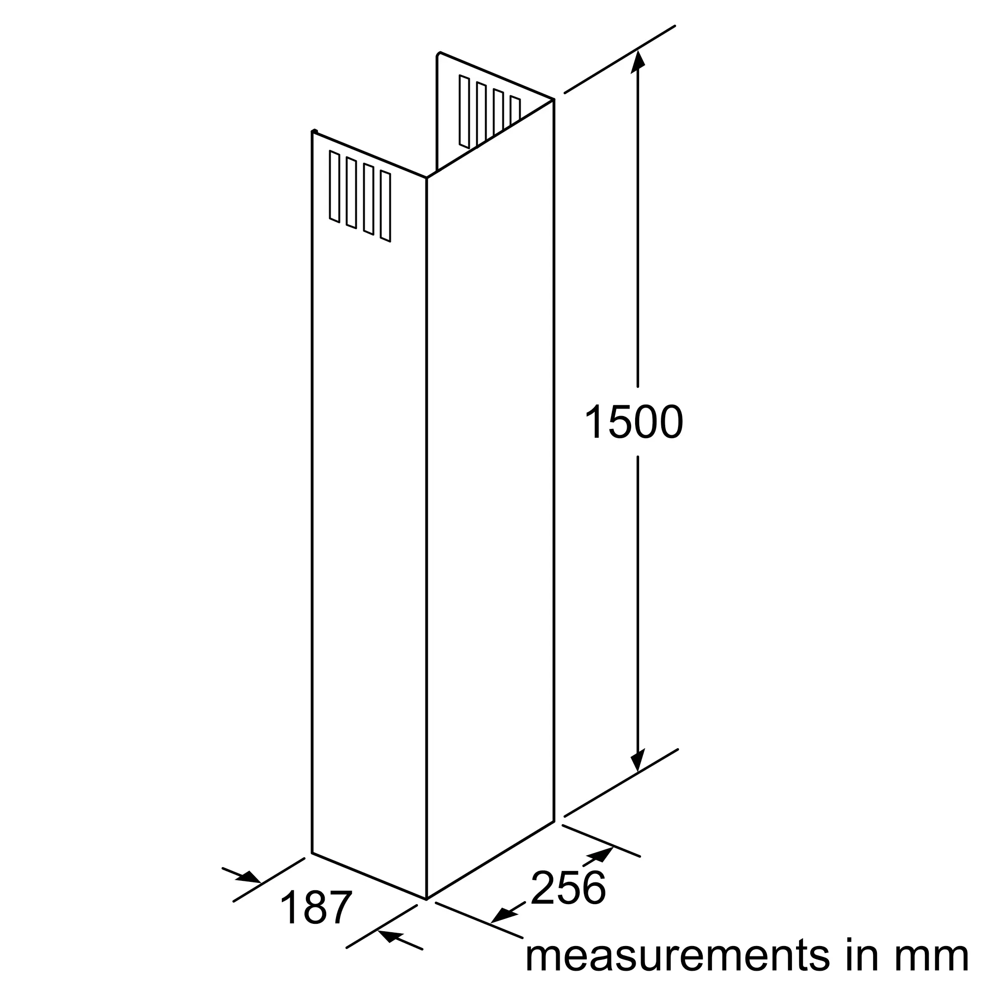 LZ10AXL50 Chimney extension | SIEMENS IN