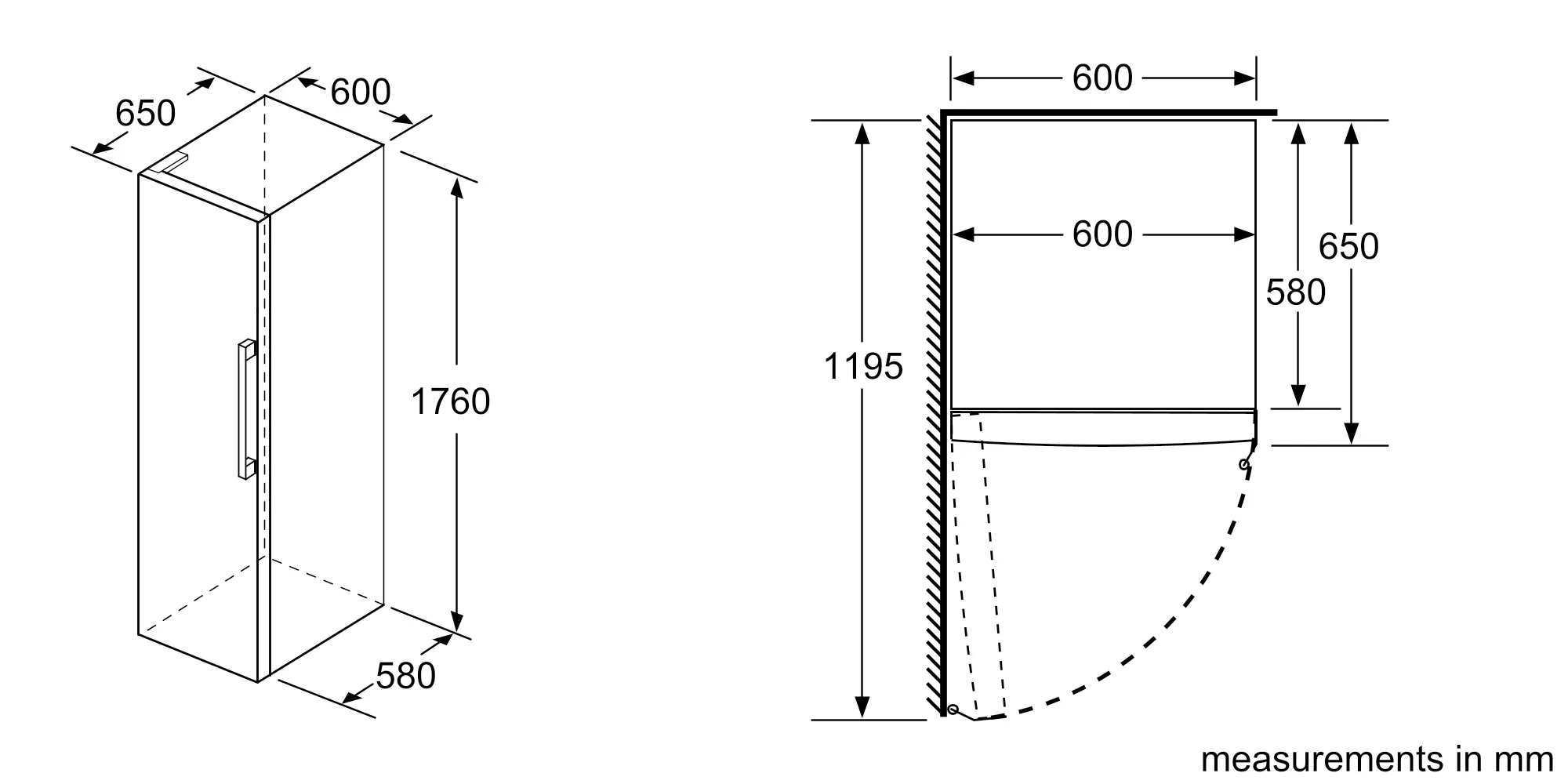 KSV33VI3A Free-standing fridge | BOSCH NZ