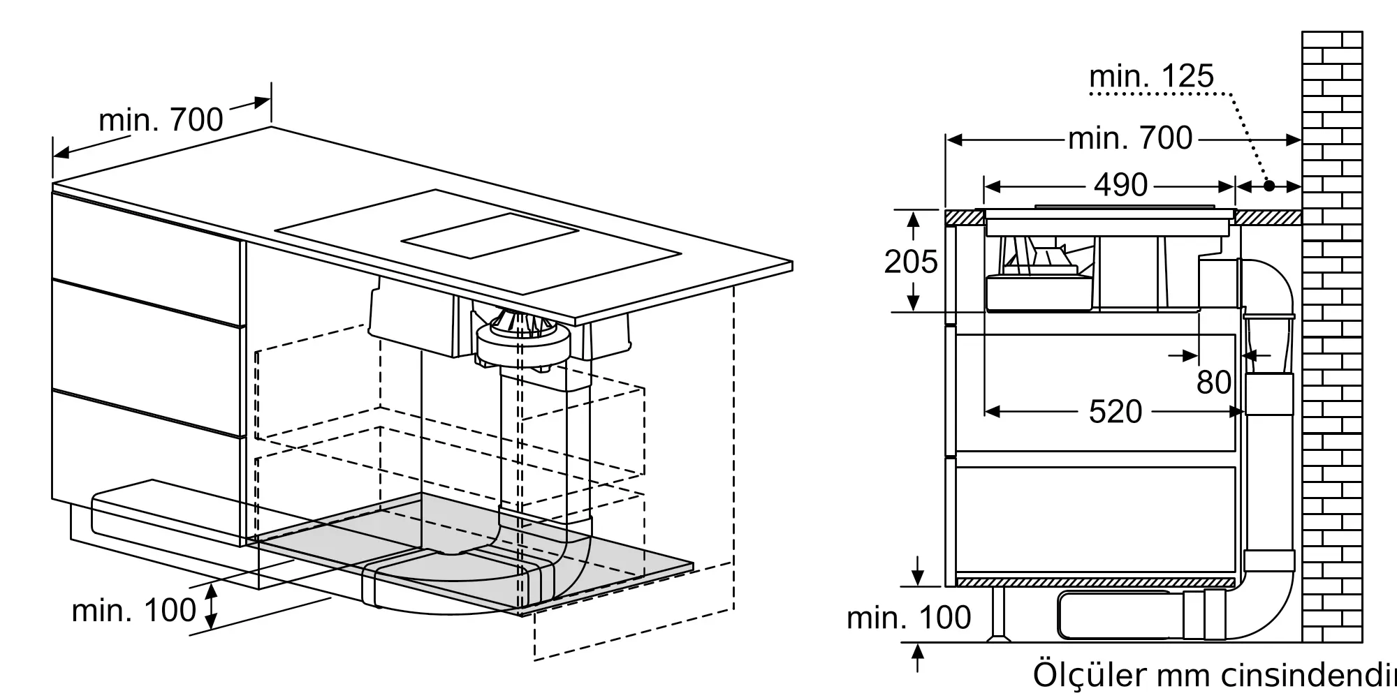 PXX875D34E Davlumbaz Entegreli İndüksiyon Ocak,, | Bosch Ev Aletleri