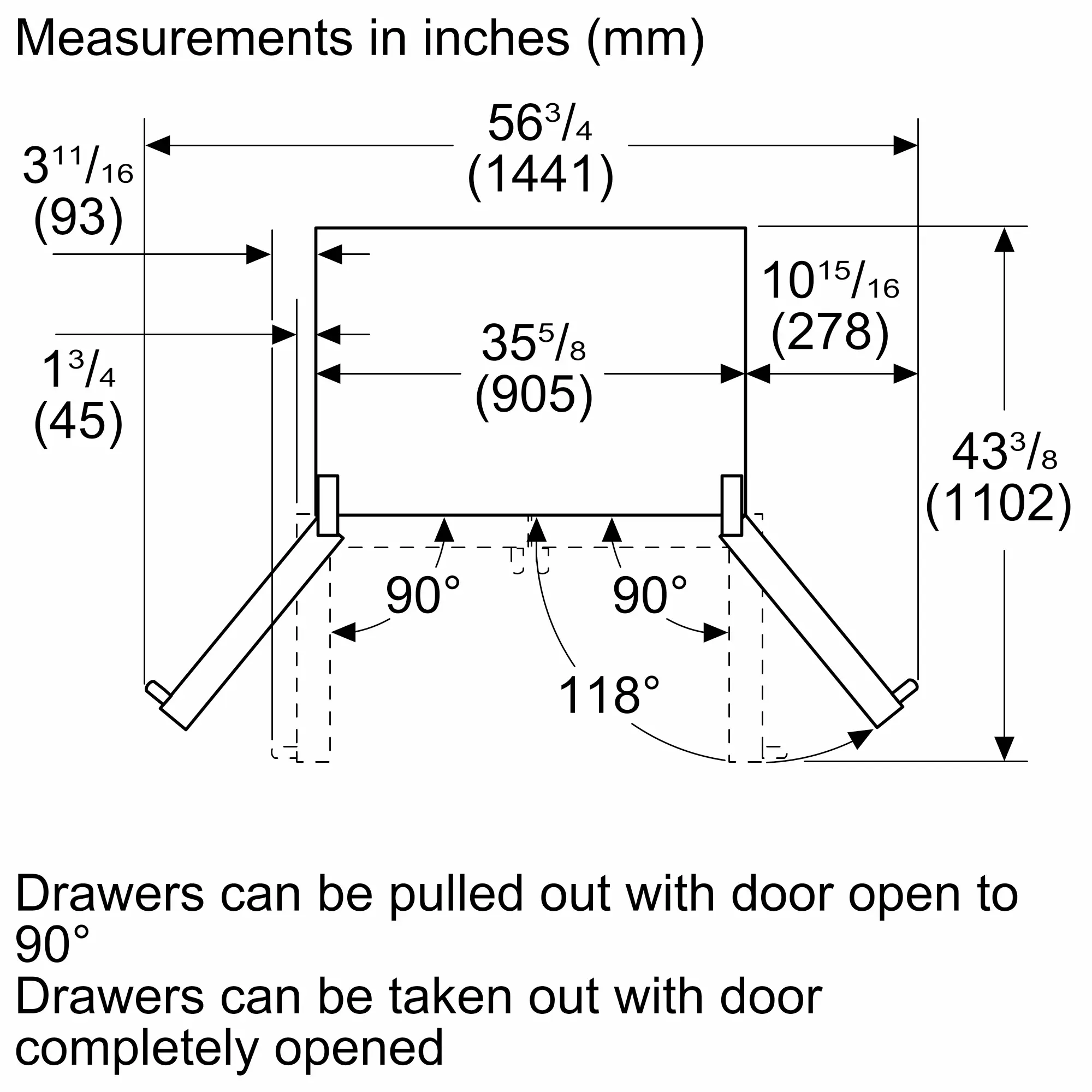 B36CD50SNB French Door Bottom Mount | BOSCH CA