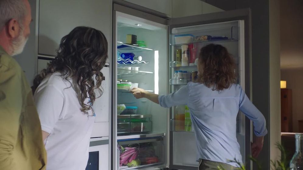 Frigorífico combinado de libre instalación Puertas cristal gris