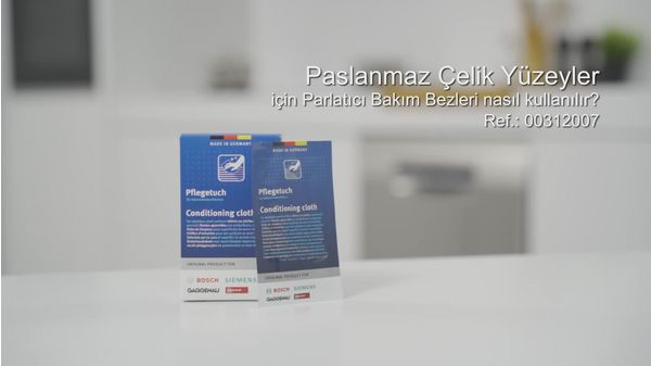 Çelik Yüzeyler için Parlatıcı Bakım Bezleri 00312007 00312007-4