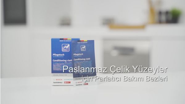 Çelik Yüzeyler için Parlatıcı Bakım Bezleri 00312007 00312007-5