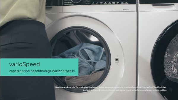 WG44G21ECO Waschmaschine, Frontlader | Siemens Hausgeräte DE