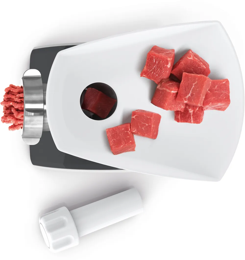 Produit Hachoir à viande CompactPower 1600 W, 1,9 kg/min, 3 grilles, accessoires saucisses, MFW3640A