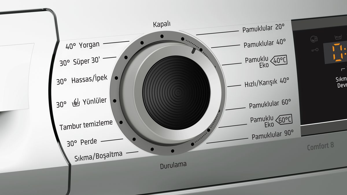 Çamaşır Makinesi 8 kg 1000 dev./dak., Gümüş CMJ1018STR CMJ1018STR-3