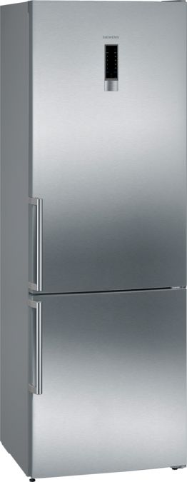 iQ300 Freistehende Kühl-Gefrier-Kombination mit Gefrierbereich unten 203 x 70 cm Edelstahl antiFingerprint KG49NXIEP KG49NXIEP-1