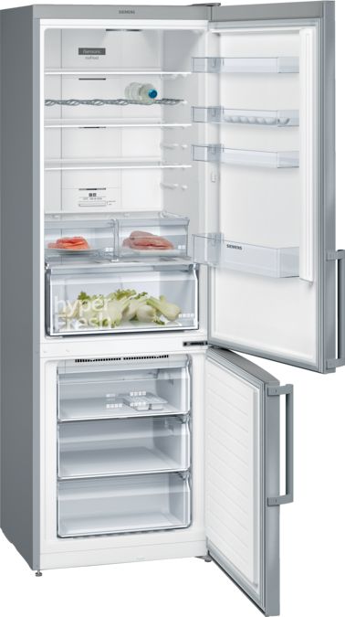 iQ300 Réfrigérateur combiné pose-libre 203 x 70 cm Acier brossé anti-traces KG49NXIEP KG49NXIEP-4