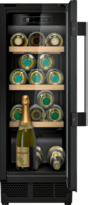N 70 Wine cooler with glass door 82 x 30 cm KU9202HF0G KU9202HF0G-1
