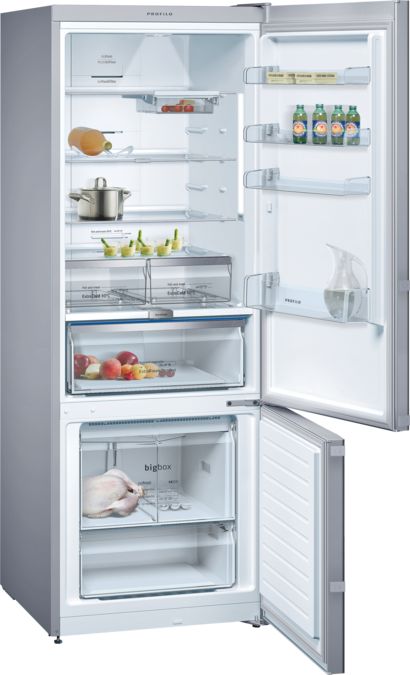 Alttan Donduruculu Buzdolabı 193 x 70 cm Kolay temizlenebilir Inox BD3056IFAN BD3056IFAN-4