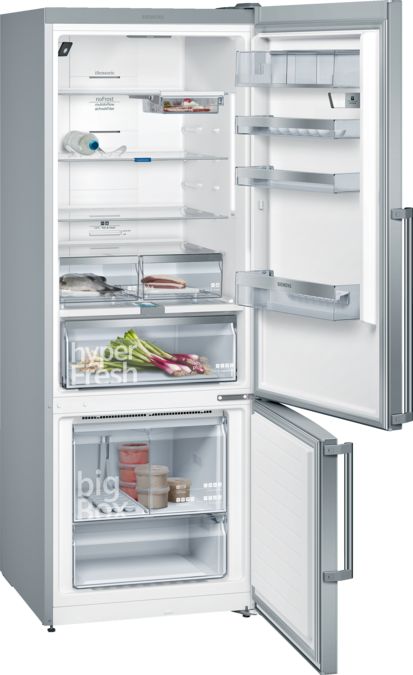 iQ500 Alttan Donduruculu Buzdolabı 193 x 70 cm Kolay temizlenebilir Inox KG56NHIF0N KG56NHIF0N-3