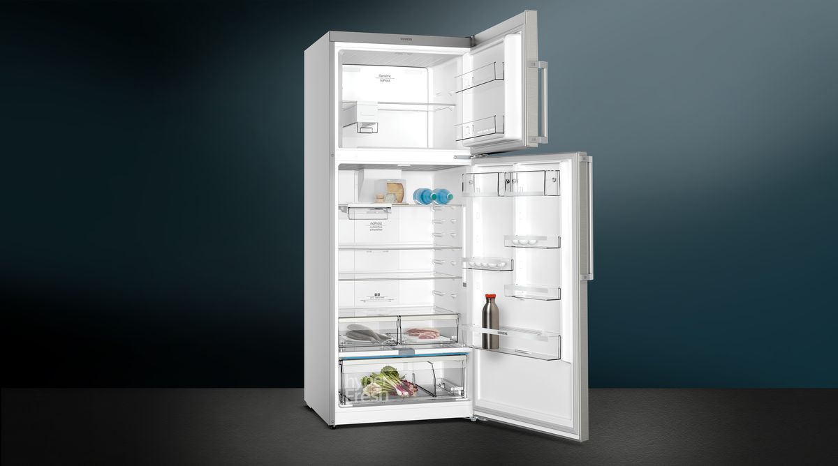 iQ500 Üstten Donduruculu Buzdolabı 186 x 75 cm Kolay temizlenebilir Inox KD76NAIF0N KD76NAIF0N-2