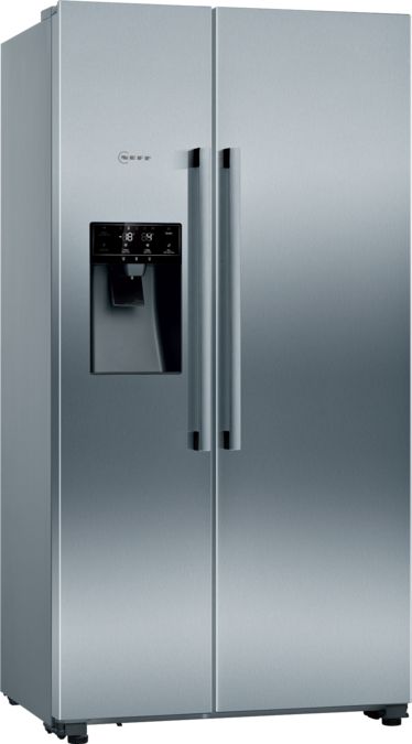 N 70 Американски side-by-side хладилник 178.7 x 90.8 cm Неръждаема стомана със защита от отпечатъци KA3923IE0 KA3923IE0-1