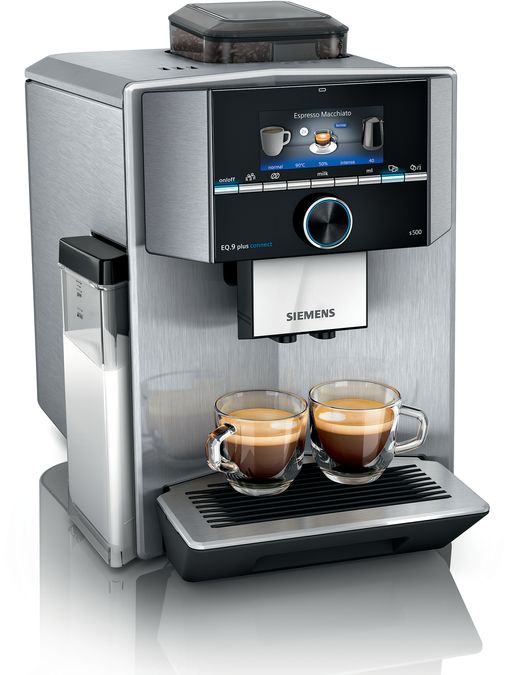 Helautomatisk kaffemaskin EQ.9 plus connect s500 Rostfritt stål TI9553X1RW TI9553X1RW-1