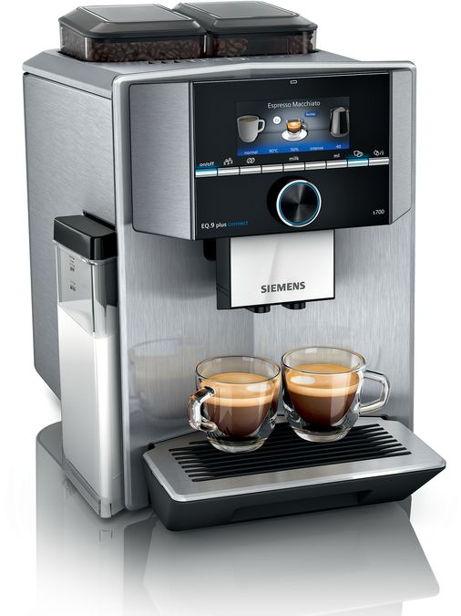 מכונת קפה אוטומטית EQ.9 plus connect s700 Stainless steel TI9573X1RW TI9573X1RW-1
