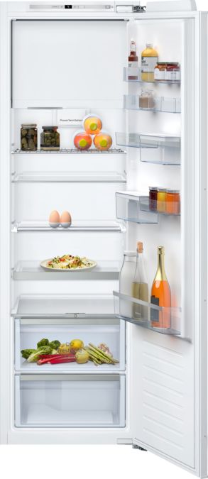 N 70 Einbau-Kühlschrank mit Gefrierfach 177.5 x 56 cm Flachscharnier mit Softeinzug KI2826DE0 KI2826DE0-1