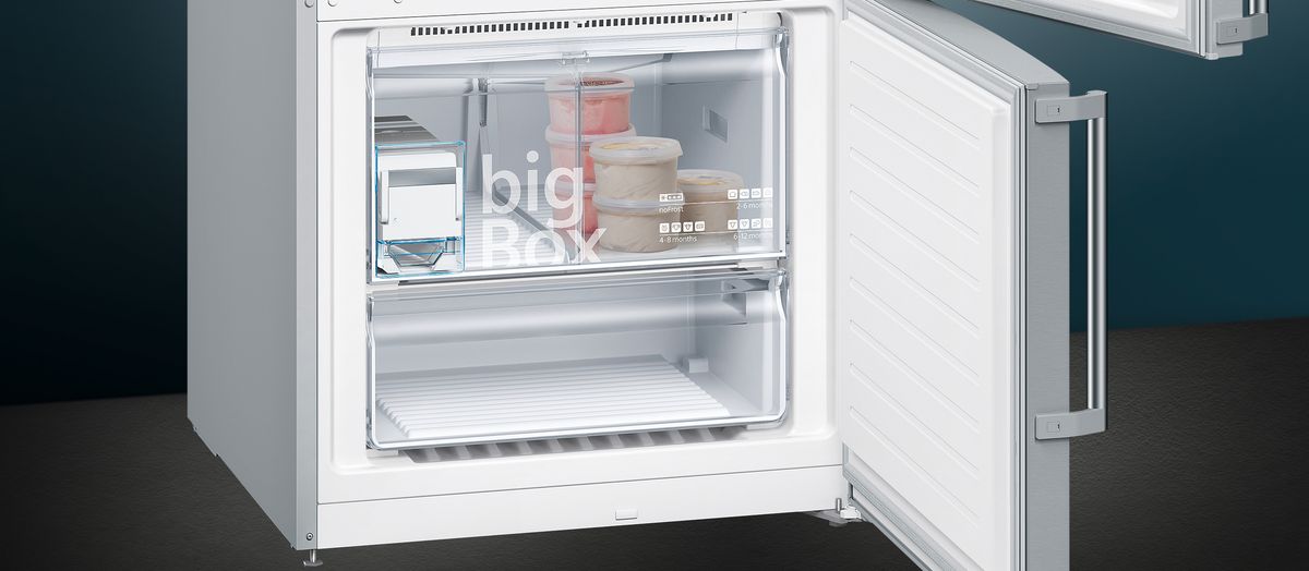 iQ500 Alttan Donduruculu Buzdolabı 186 x 75 cm Kolay temizlenebilir Inox KG76NAIF0N KG76NAIF0N-7