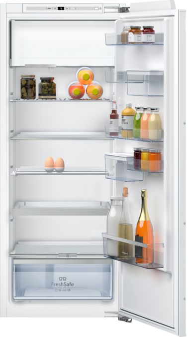 N 70 Einbau-Kühlschrank mit Gefrierfach 140 x 56 cm Flachscharnier mit Softeinzug KI2526DE0 KI2526DE0-1