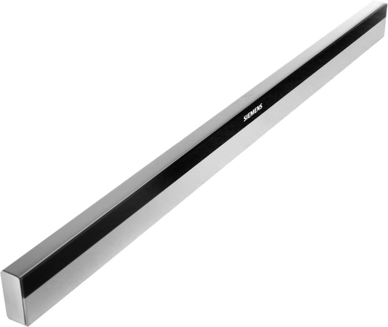 Griffleiste Design-Griffleiste, Edelstahl mit schwarzem Designelement, ohne Ausschnitt für Bedienmodul 17004760 17004760-2