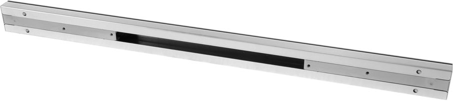 Griffleiste Design-Griffleiste, Edelstahl mit schwarzem Designelement, ohne Ausschnitt für Bedienmodul 17004760 17004760-3