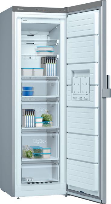 Congelador vertical 1 puerta 186 x 60 cm Acero mate antihuellas 3GFF563ME 3GFF563ME-4