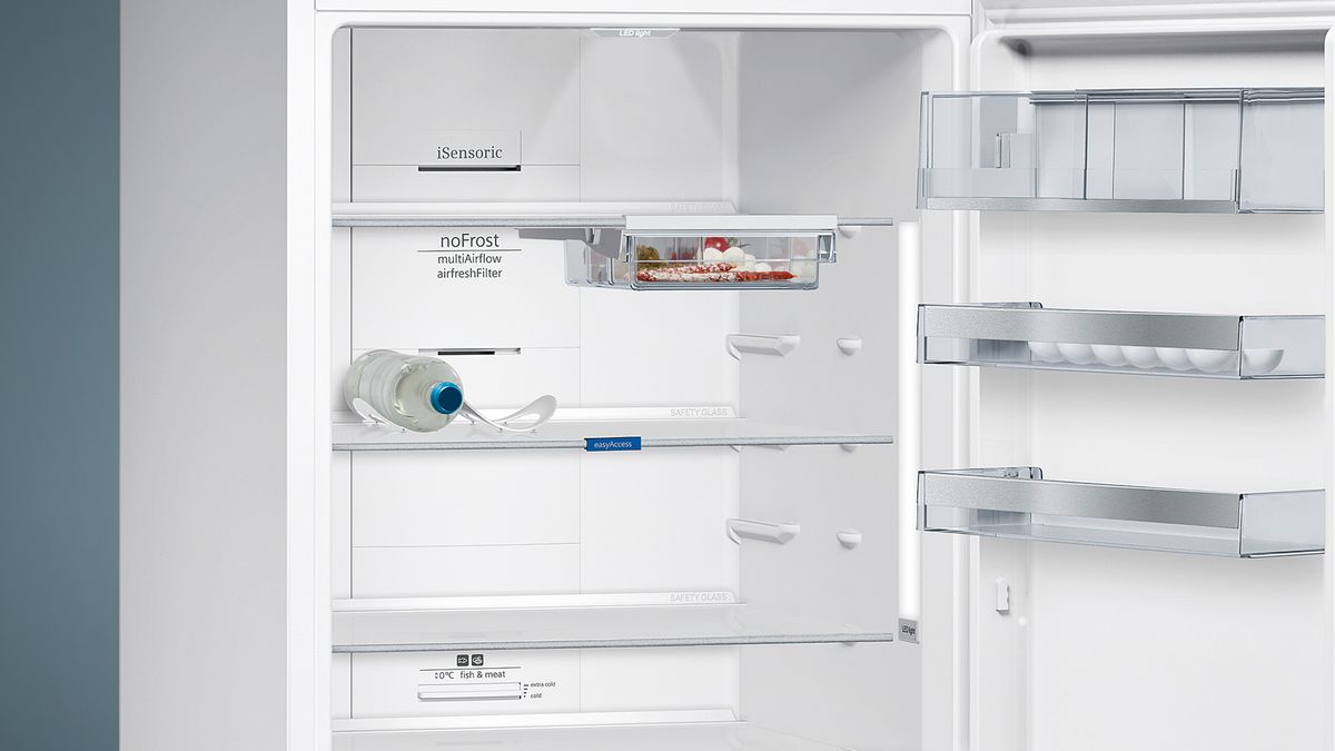 iQ500 Alttan Donduruculu Buzdolabı 193 x 70 cm Beyaz KG56NAWF0N KG56NAWF0N-5