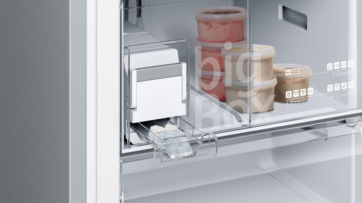 iQ500 Alttan Donduruculu Buzdolabı 193 x 70 cm Kolay temizlenebilir Inox KG56NAIF0N KG56NAIF0N-9