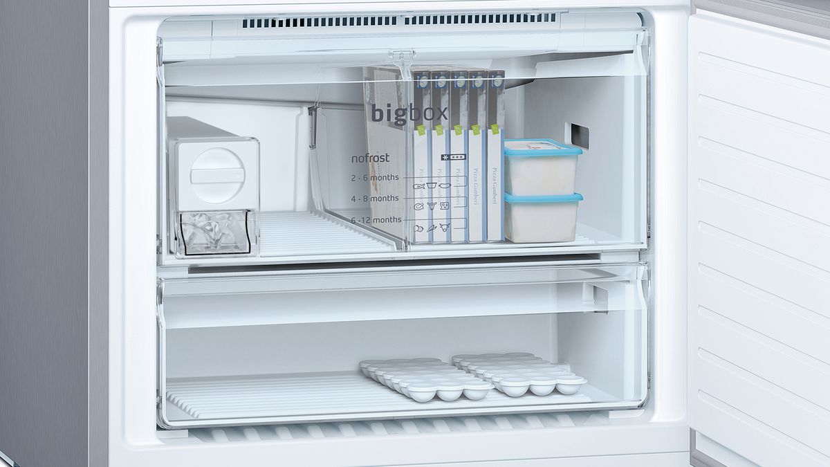 Alttan Donduruculu Buzdolabı 186 x 86 cm Kolay temizlenebilir Inox BD3086IFAN BD3086IFAN-7