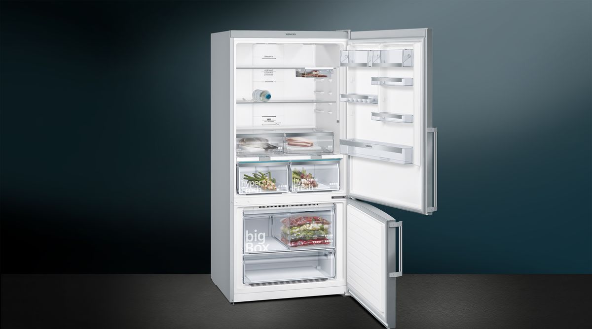 iQ500 Alttan Donduruculu Buzdolabı 186 x 86 cm Kolay temizlenebilir Inox KG86NAIF0N KG86NAIF0N-2