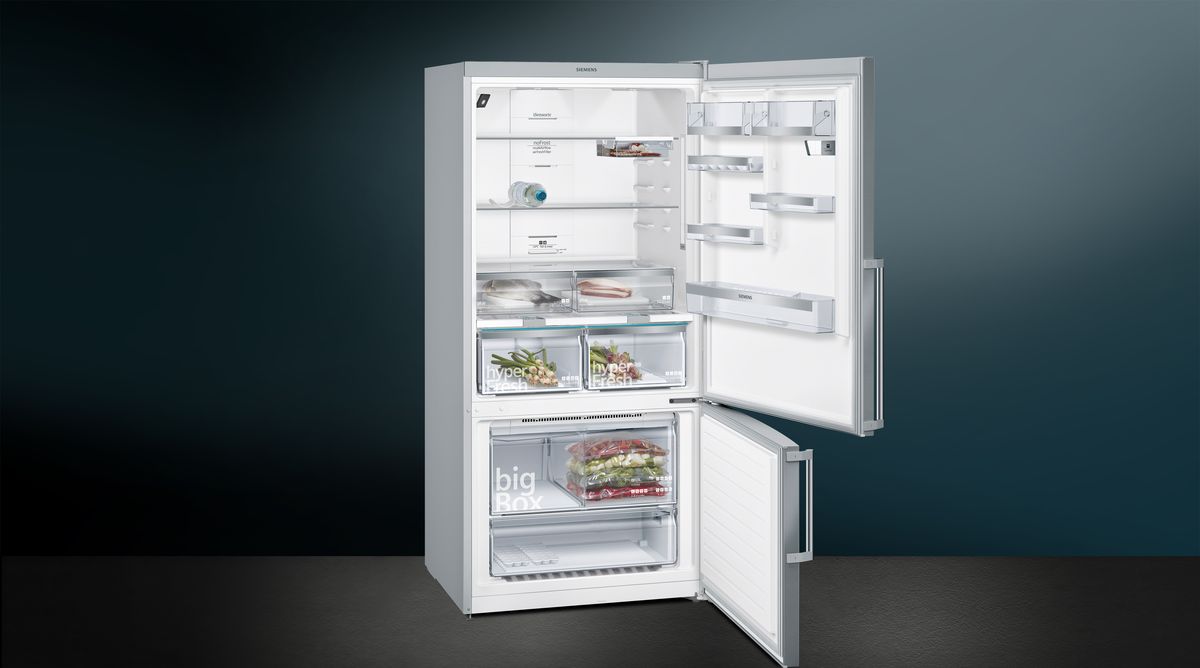 iQ500 Alttan Donduruculu Buzdolabı 187 x 86 cm Kolay temizlenebilir Inox KG86NHIF0N KG86NHIF0N-2