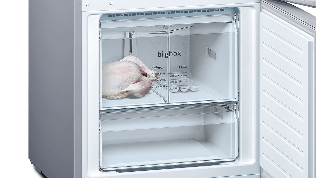 Alttan Donduruculu Buzdolabı 193 x 70 cm Kolay temizlenebilir Inox BD3056IFAN BD3056IFAN-7
