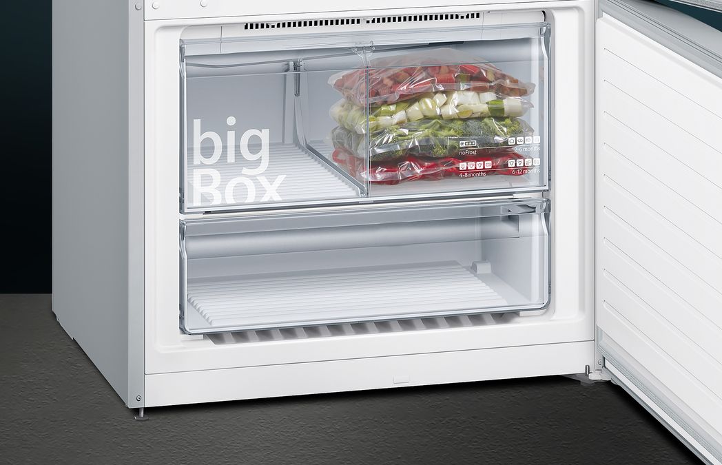 iQ500 Alttan Donduruculu Buzdolabı 186 x 86 cm Kolay temizlenebilir Inox KG86NAIF0N KG86NAIF0N-5