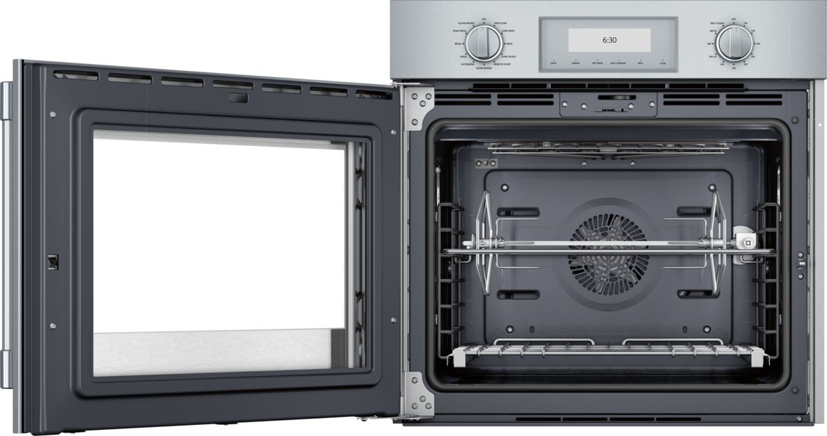 Professional Single Wall Oven 30'' Door hinge: Left, Stainless Steel POD301LW POD301LW-3