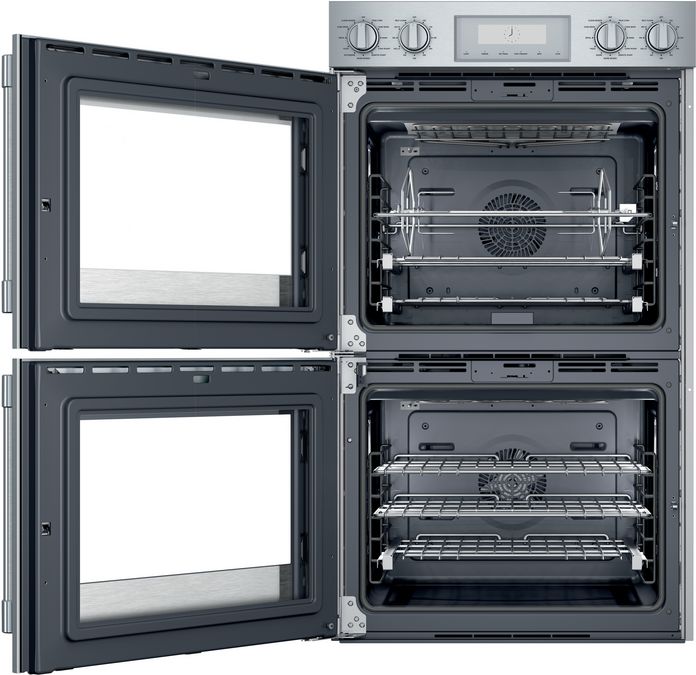 30Inch Professional Double Wall Oven with Left Side Opening Door POD302LW THERMADOR