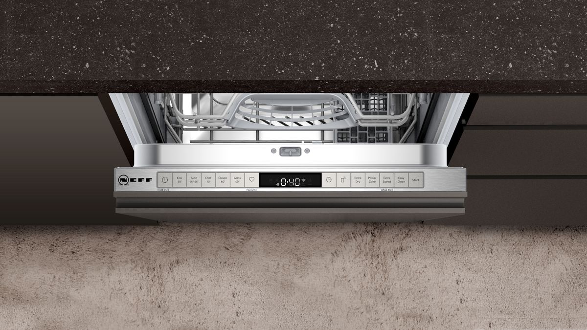 N 50 fully-integrated dishwasher 45 cm Variable hinge for special installation situations S875HKX20G S875HKX20G-3