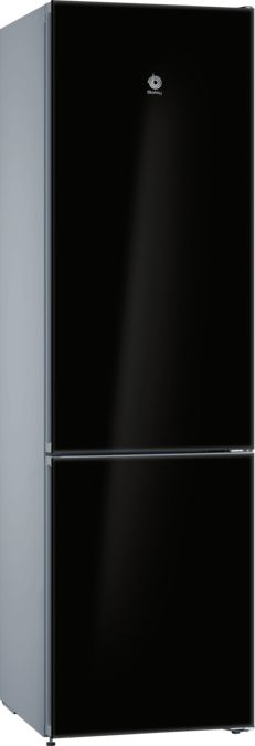 Frigorífico combinado 203 x 60 cm Cristal negro 3KFD765NI 3KFD765NI-1