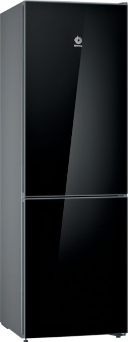 Frigorífico combinado 186 x 60 cm Cristal negro 3KFD565NI 3KFD565NI-1