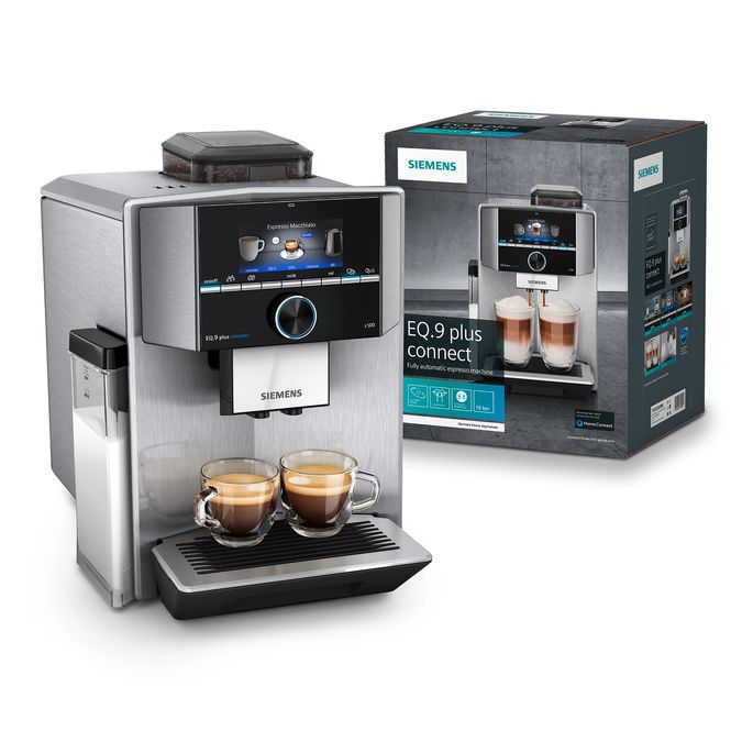 Fully automatic coffee machine EQ.9 plus connect s500 Stainless steel TI9553X1RW TI9553X1RW-10