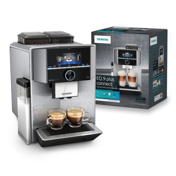 Helautomatisk kaffemaskin EQ.9 plus connect s700 Rostfritt stål TI9573X1RW TI9573X1RW-5