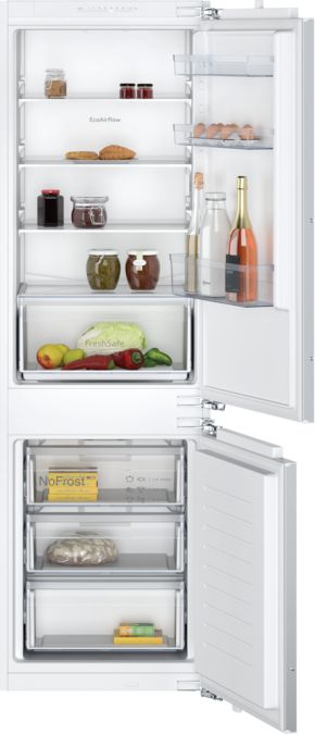 N 30 built-in fridge-freezer with freezer at bottom 177.2 x 54.1 cm flat hinge KI7861FE0G KI7861FE0G-1