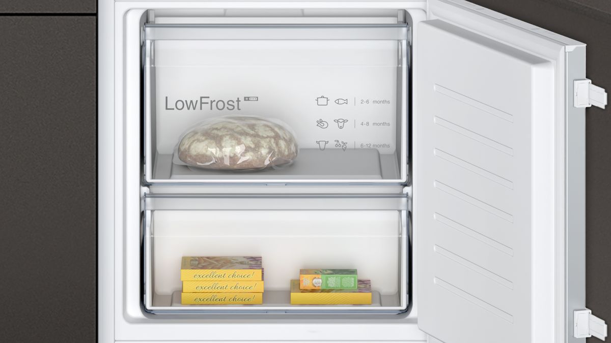 N 50 Built-in fridge-freezer with freezer at bottom 177.2 x 54.1 cm sliding hinge KI5872SE0G KI5872SE0G-4