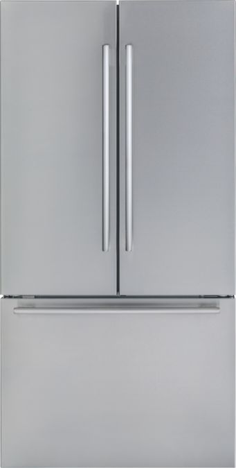 Freedom® Freestanding French Door Bottom Mount Refrigerator 36'' Masterpiece® Stainless Steel T36FT810NS T36FT810NS-1