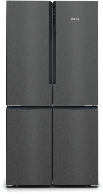 iQ300 French door bottom freezer, multi door 183 x 90.5 cm Black stainless steel KF96NAXEAG KF96NAXEAG-1