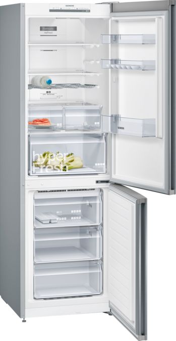 iQ300 free-standing fridge-freezer with freezer at bottom 186 x 60 cm Inox-easyclean KG36NVI37K KG36NVI37K-4