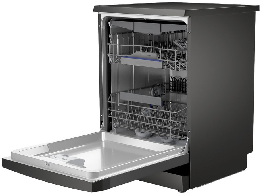 iQ300 Free-standing dishwasher 60 cm Black inox SN23EC14CG SN23EC14CG-11