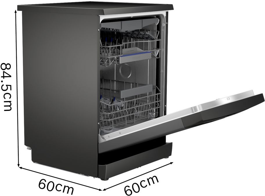 iQ300 Free-standing dishwasher 60 cm Black inox SN23EC14CG SN23EC14CG-10