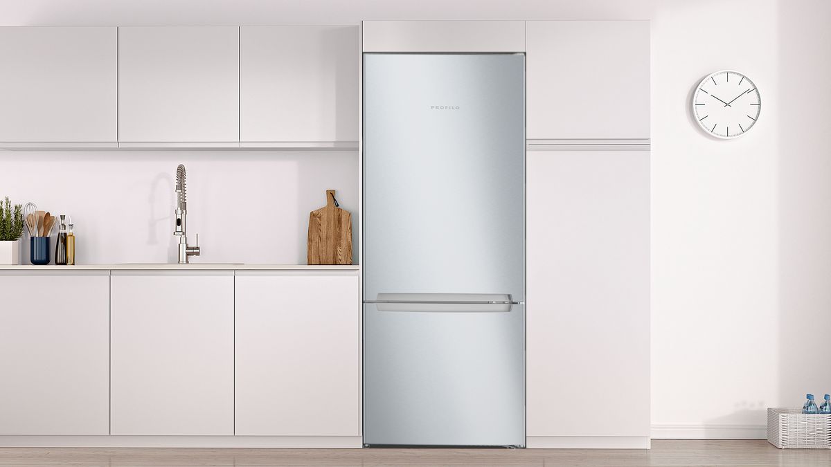 Alttan Donduruculu Buzdolabı 186 x 70 cm Kolay temizlenebilir Inox BD3055IFVN BD3055IFVN-2