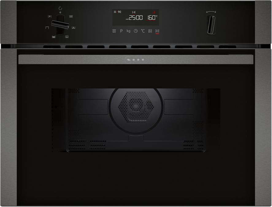 N 50 Built-in microwave oven with hot air 60 x 45 cm Graphite-Grey C1AMG84G0B C1AMG84G0B-1